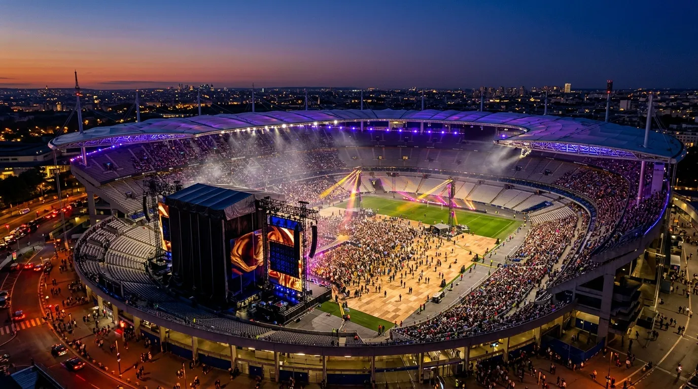 Stade France se transforme pour les concerts