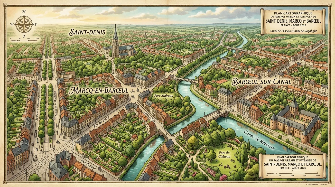 Saint Denis Marcq Baroeul : carte et infos