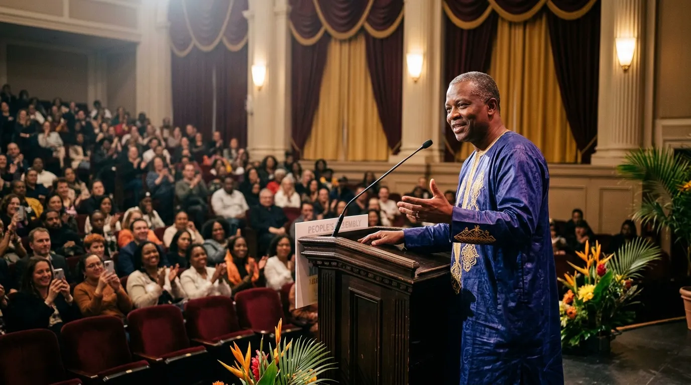 Meeting Bally Bagayoko : discours et mobilisation