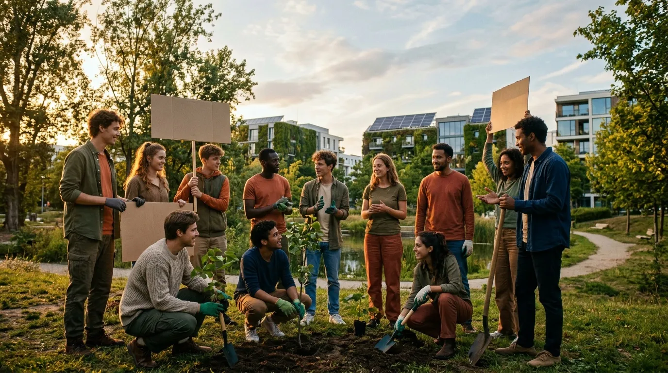 Jeunes convaincus pour l'action climatique