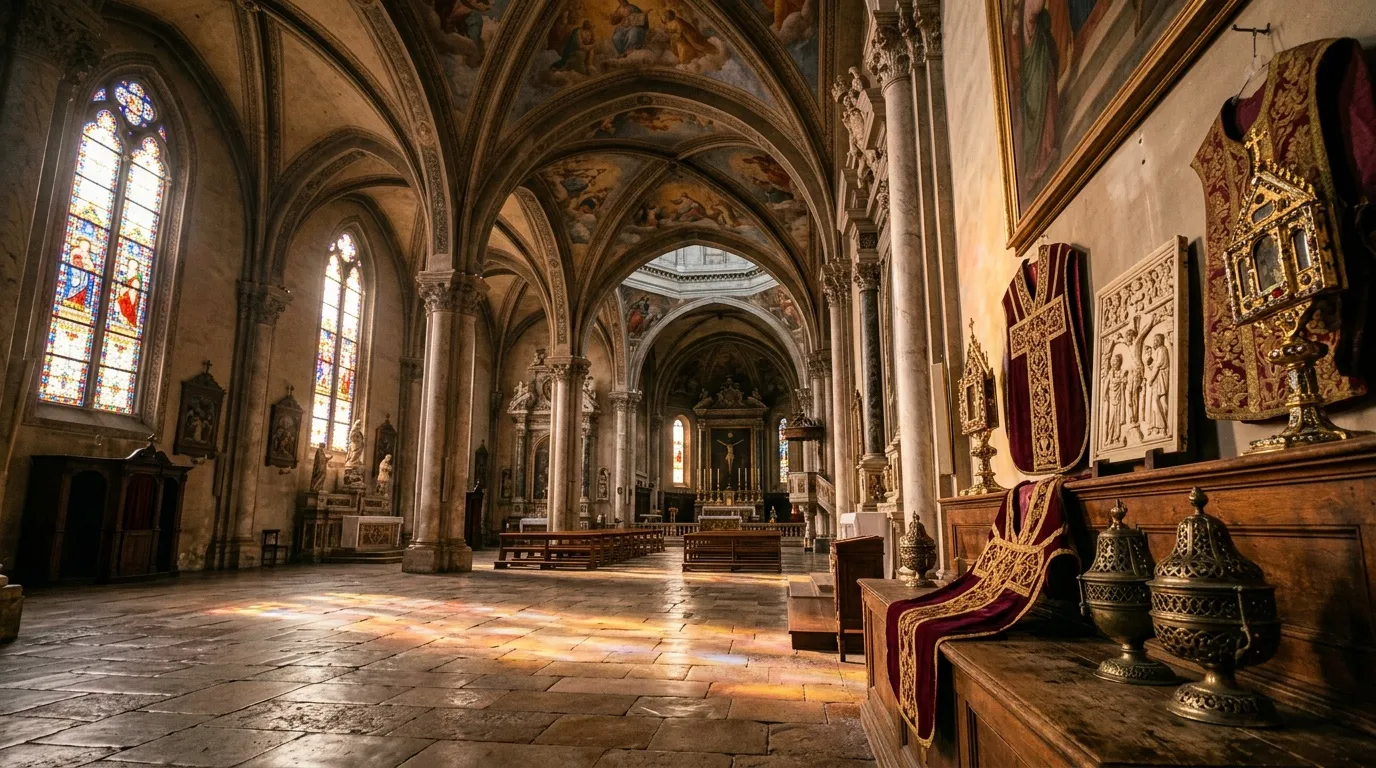 Basilique : création et objets du patrimoine