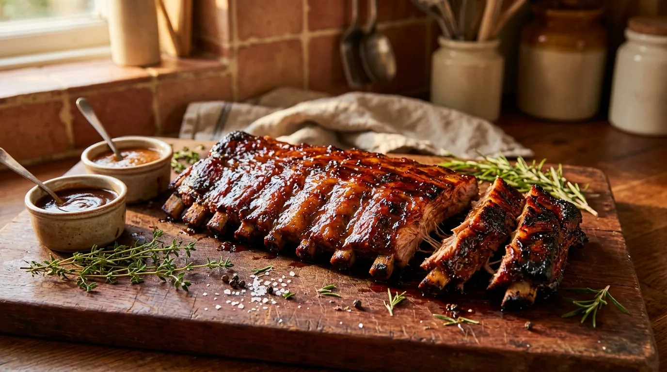 Travers de porc rapide au four : recette facile