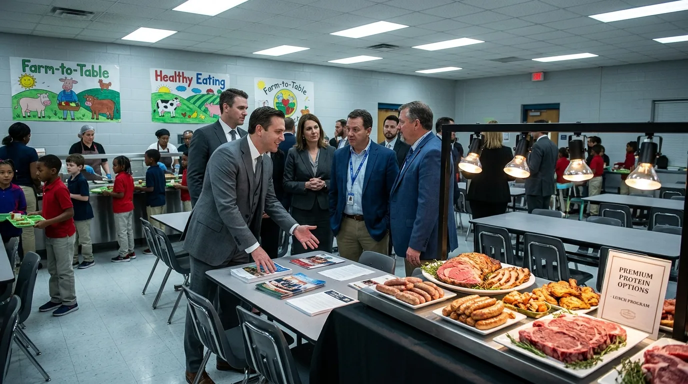 Filière viande à l'école : lobby et propagande