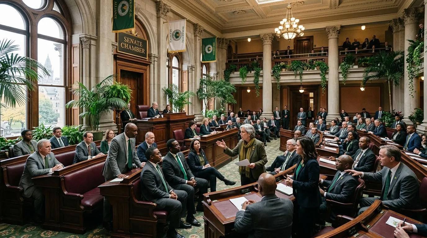 Sénateurs écologistes élus : le groupe au Sénat
