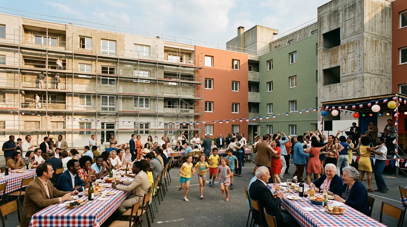 Quartier Joliot Curie : fête et réhabilitation