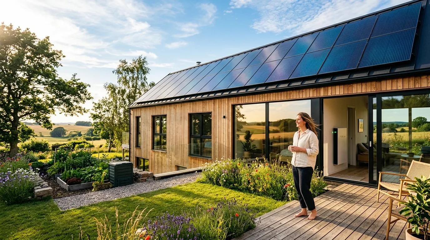 Énergie solaire : maison autonome en moins d'un an
