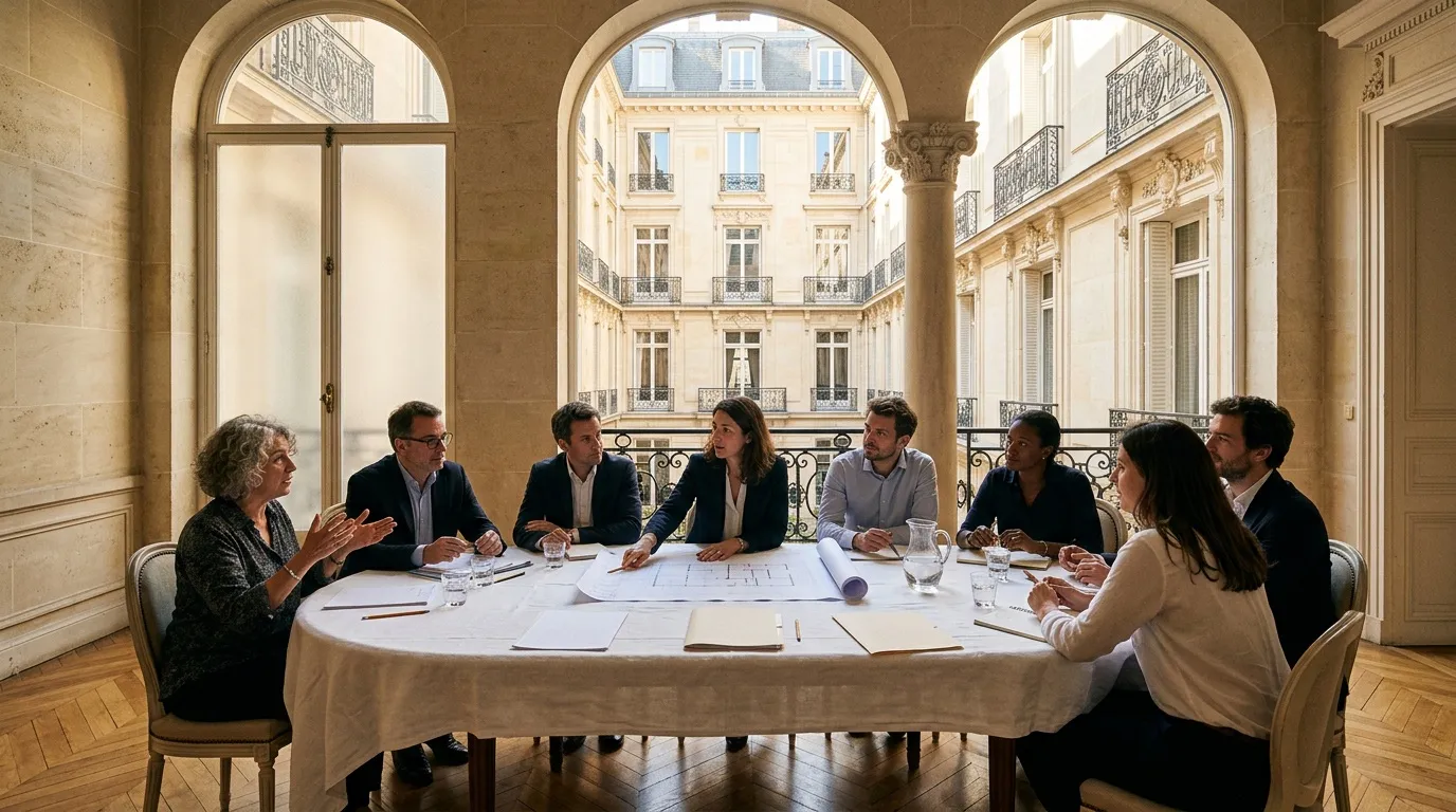 Bâtiment vote Sauvé : travaux en copropriété