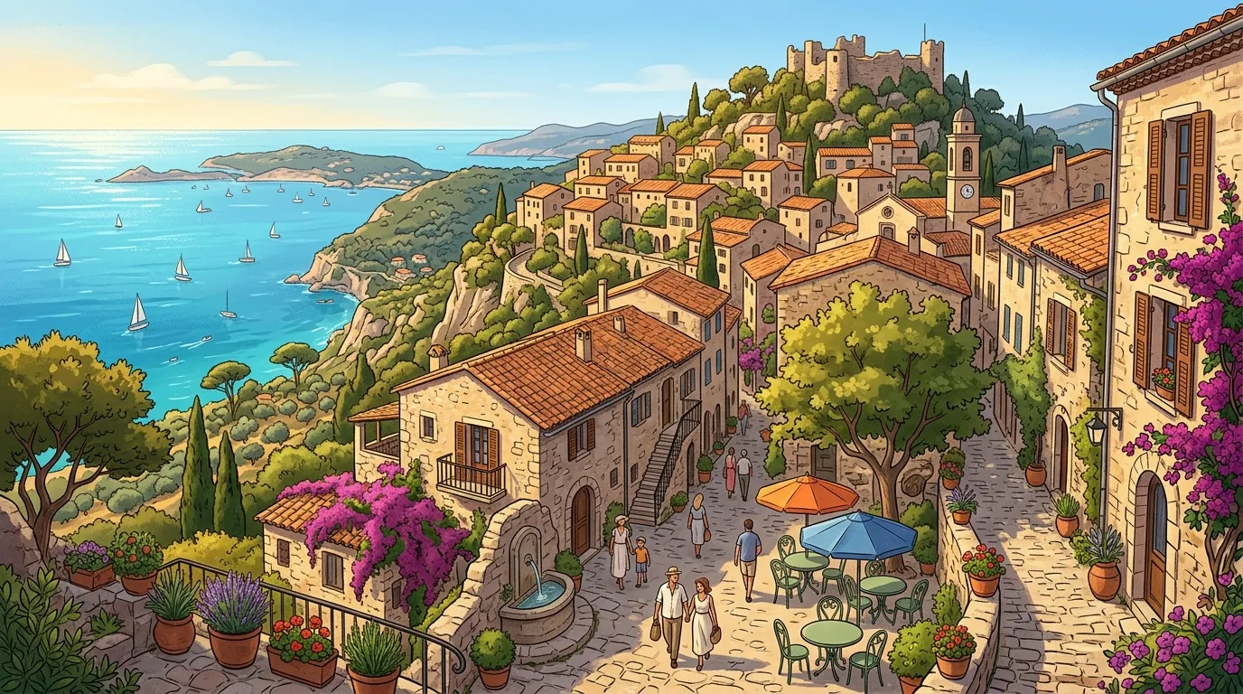 Beaux villages autour de Sainte-Maxime à visiter