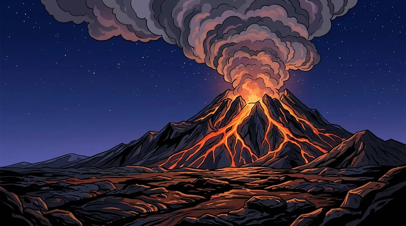Grand volcan 3 lettres : réponses et astuces