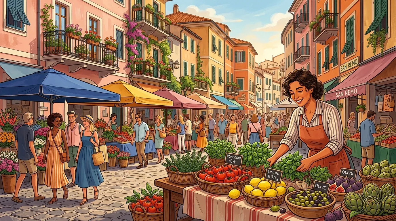 Jour de marché San Remo : horaires et guide