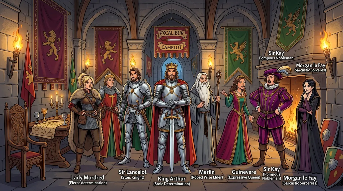 Distribution Kaamelott 2 : cast complet et rôles