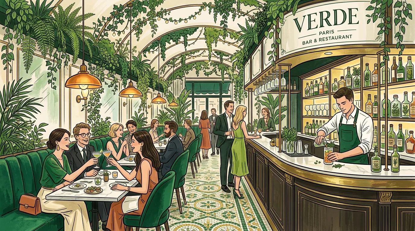 Verde : restaurant et bar à Paris