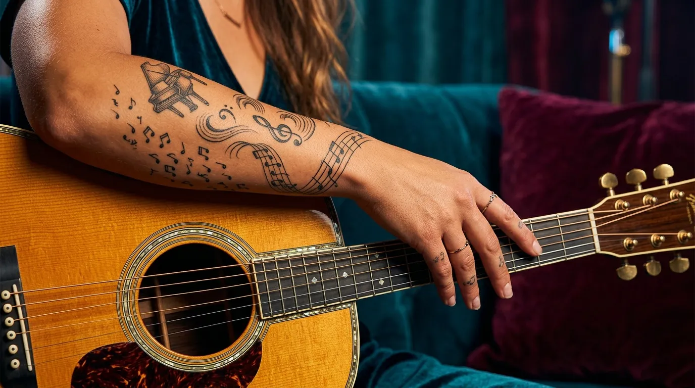 Tatouage musical : 99 idées de designs tendance