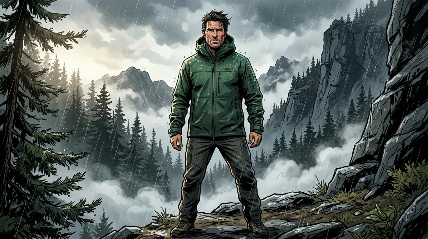 Wolfcreeker parka : imperméable homme