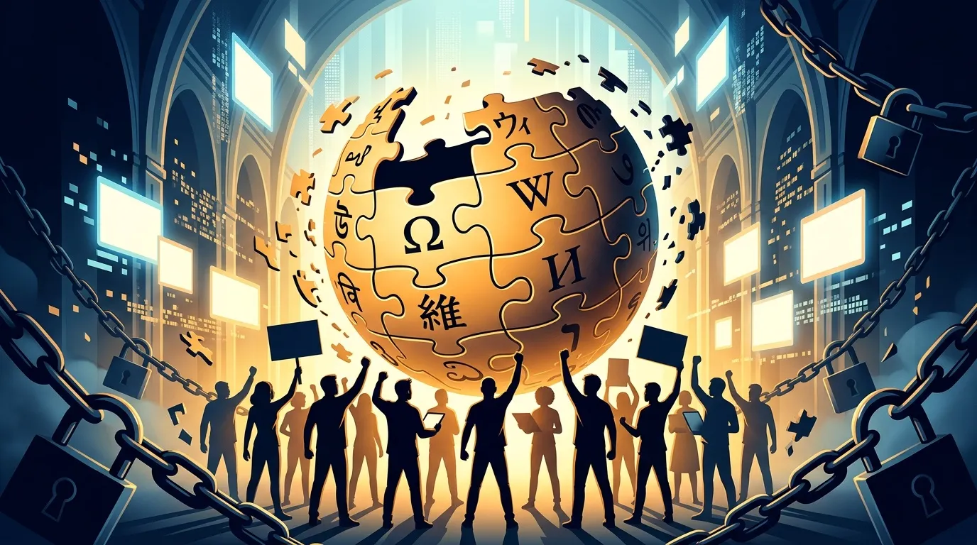 Silhouettes unies autour d'un globe puzzle lumineux