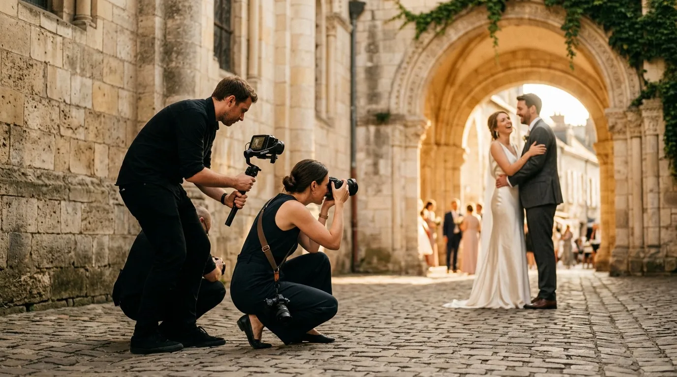 Photographe mariage Poitiers : vidéaste professionnel