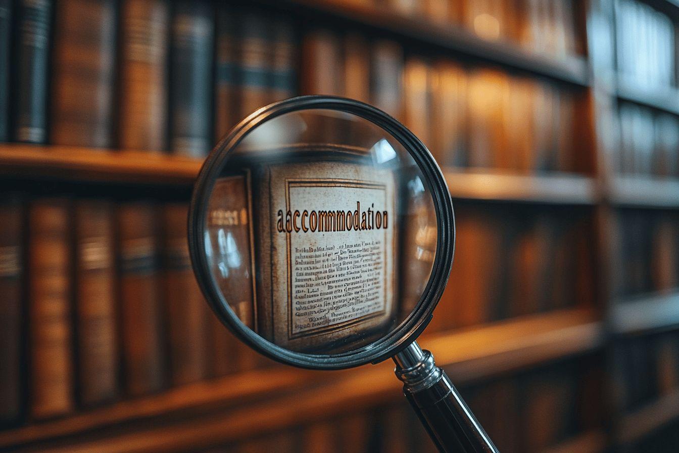 Accommodation : définition complète du dictionnaire français