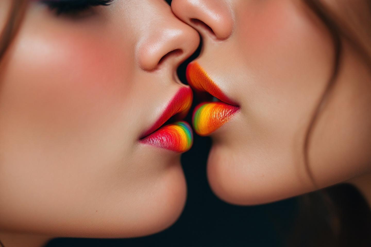 Bisous arc-en-ciel adulte : sens, pratique et dangers de cette intimité