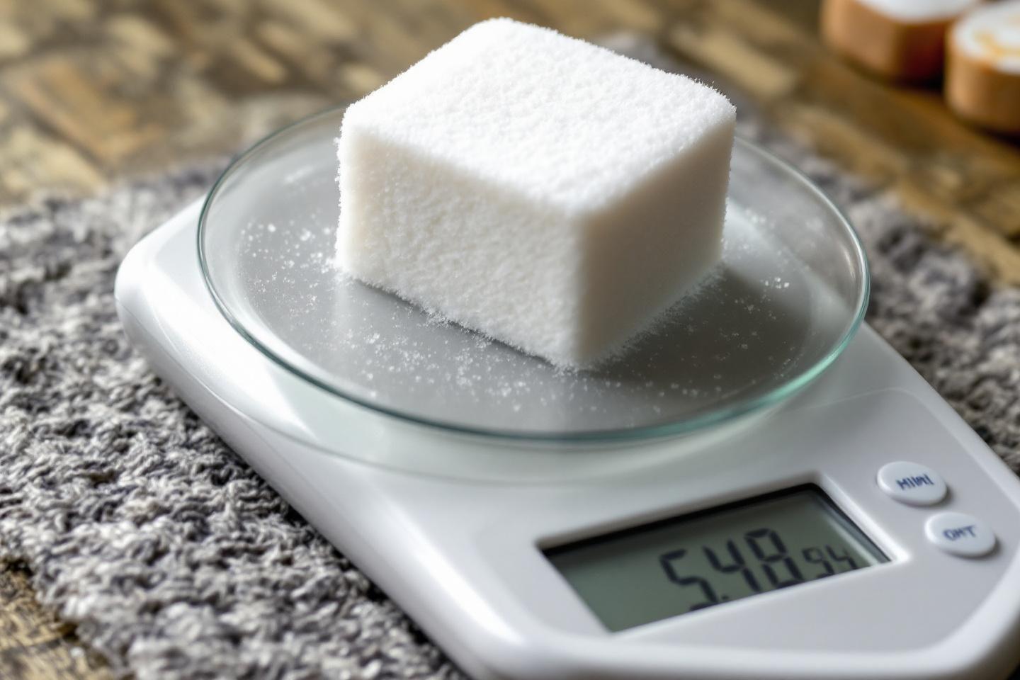 Combien pèse un morceau de sucre : poids en grammes