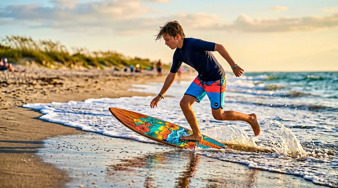 Comment faire du skimboard : guide complet pour débutants