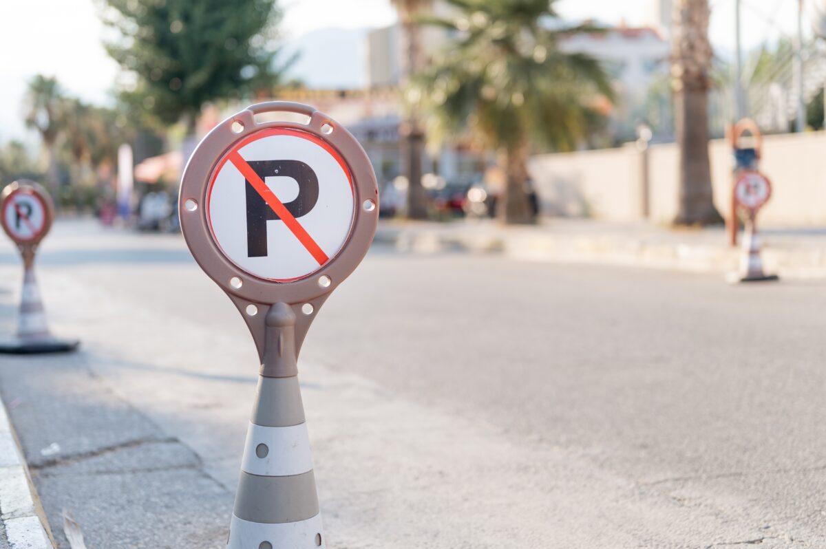 attention au stationnement réglementé