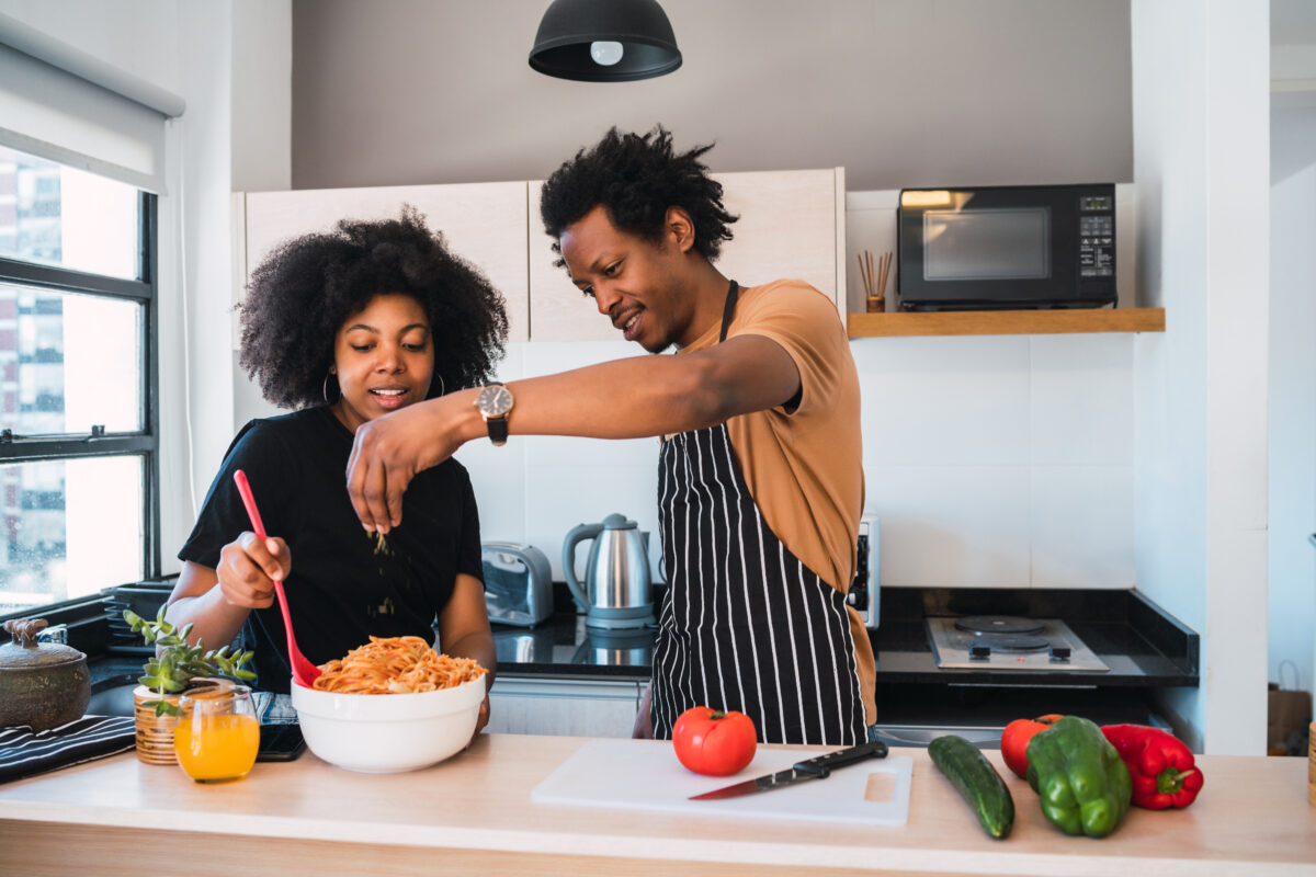 Cuisine afro caribéenne au marché