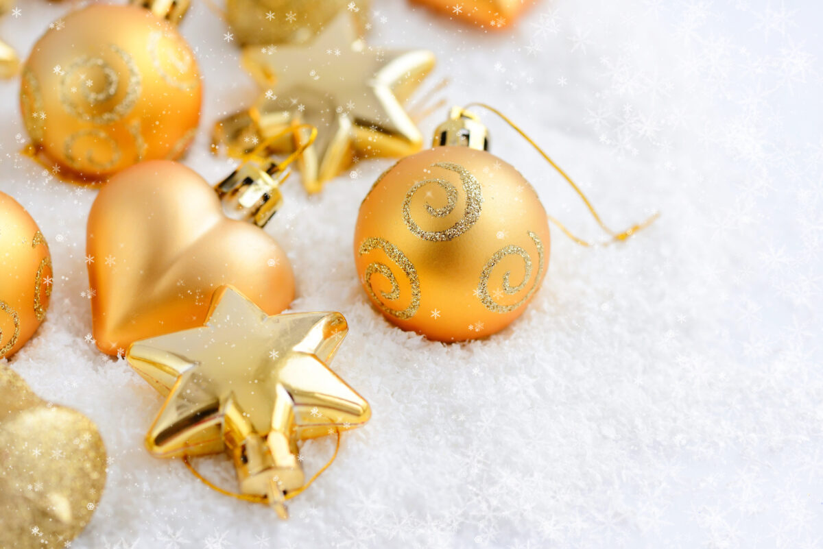 invitation au noël jaune