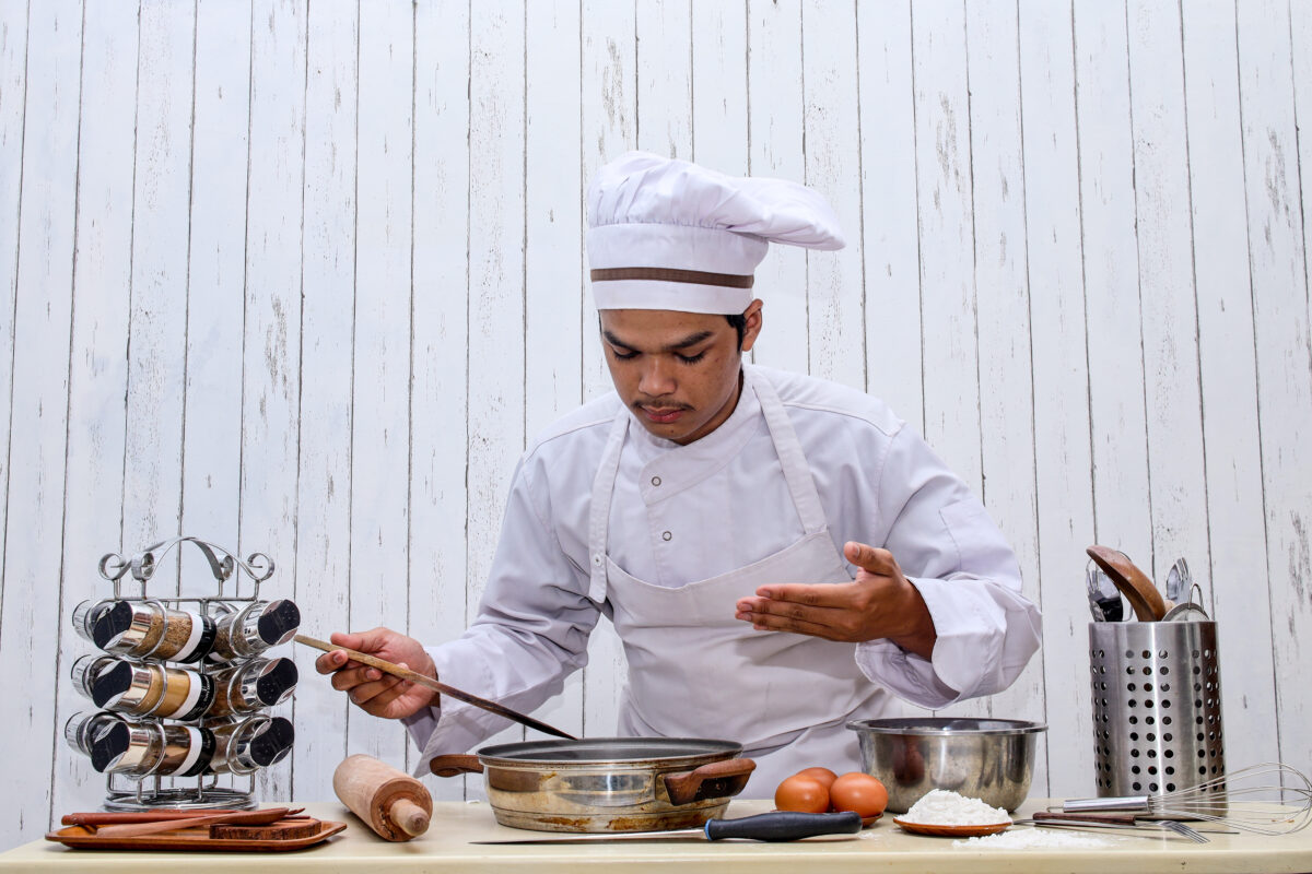 un repas de chef