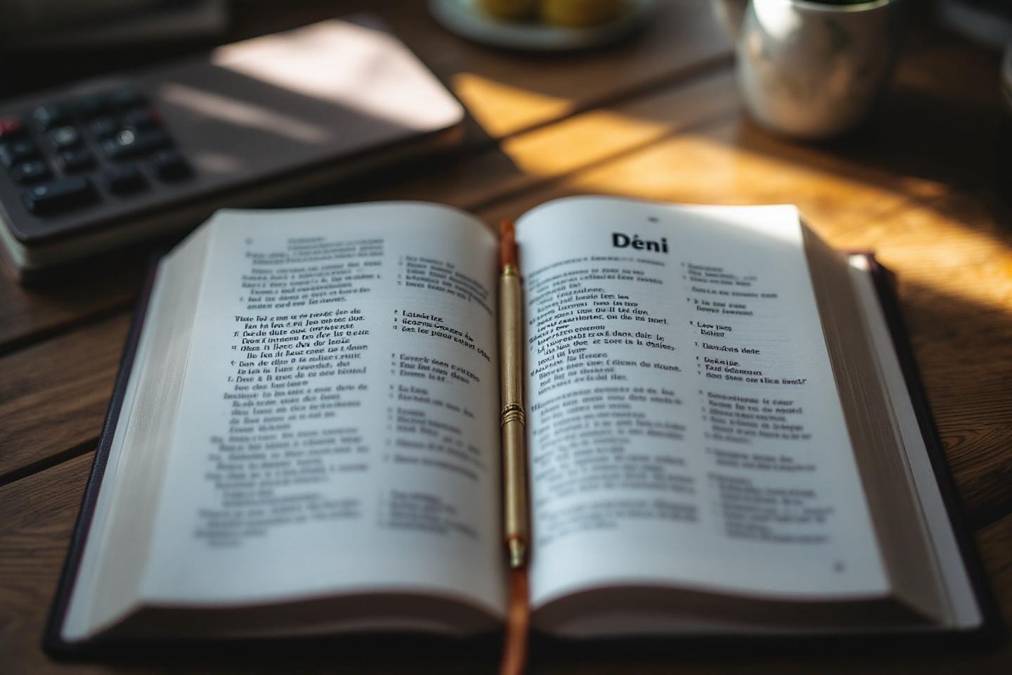 Déni : définition simple et complète du dictionnaire français