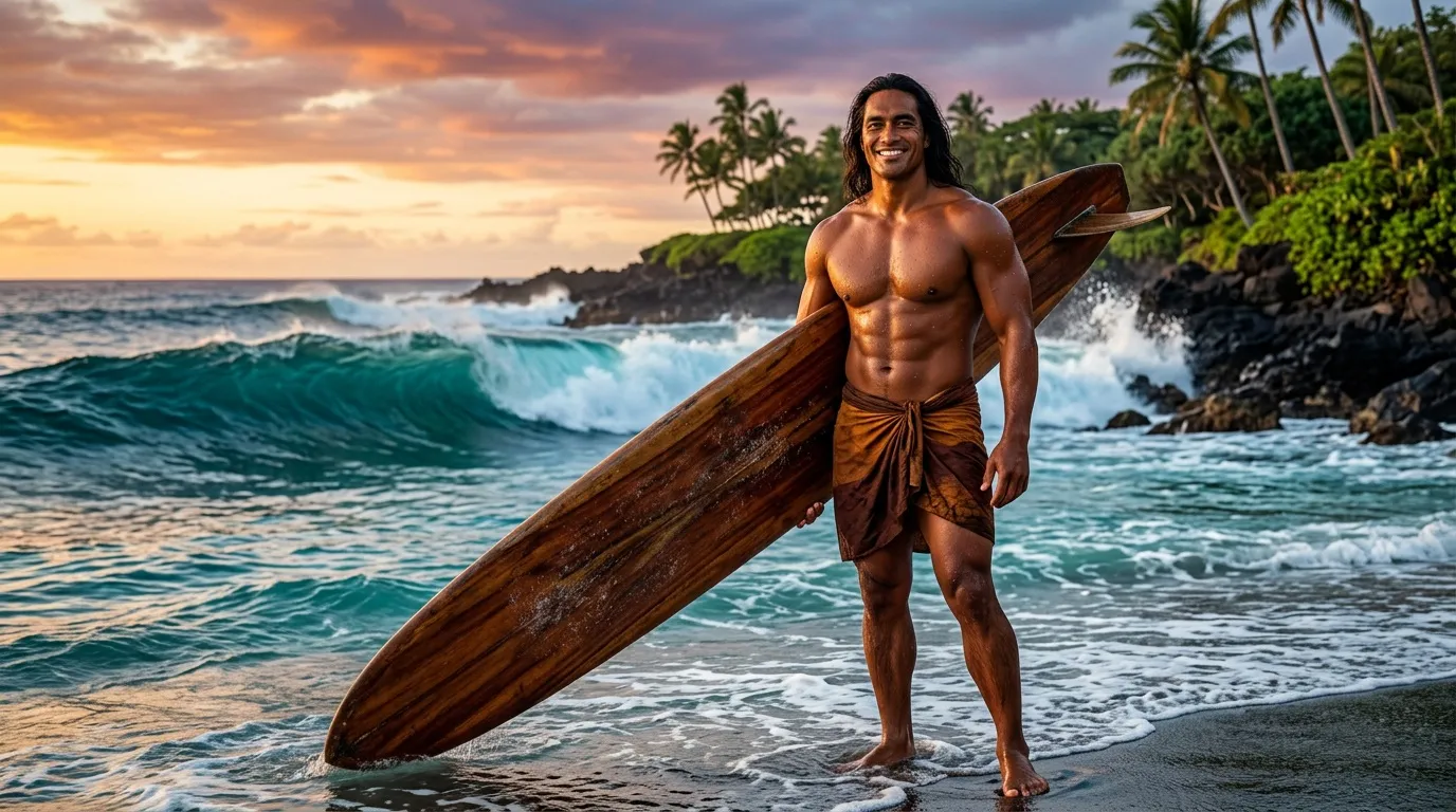 Duke Kahanamoku, légende du surf moderne et pionnier hawaïen