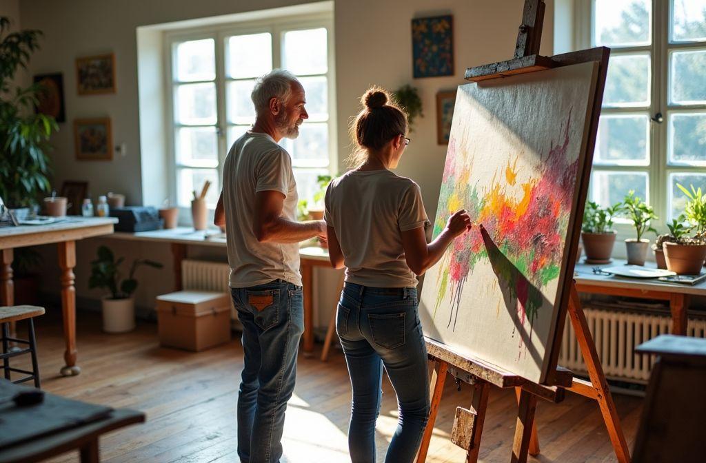 Fabienne Verdier : rencontre avec la peintre et son mari Ghislain
