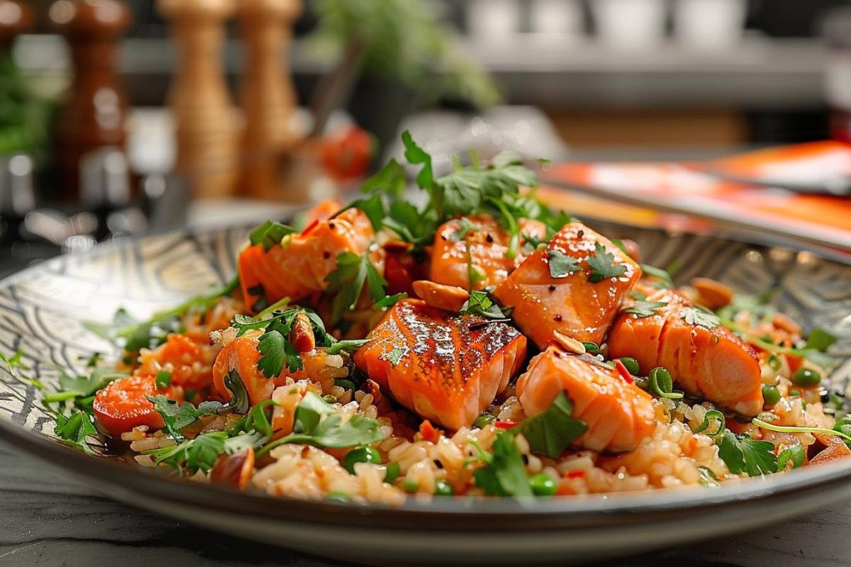 Recette de riz au saumon d'Emily Mariko : le phénomène TikTok en images
