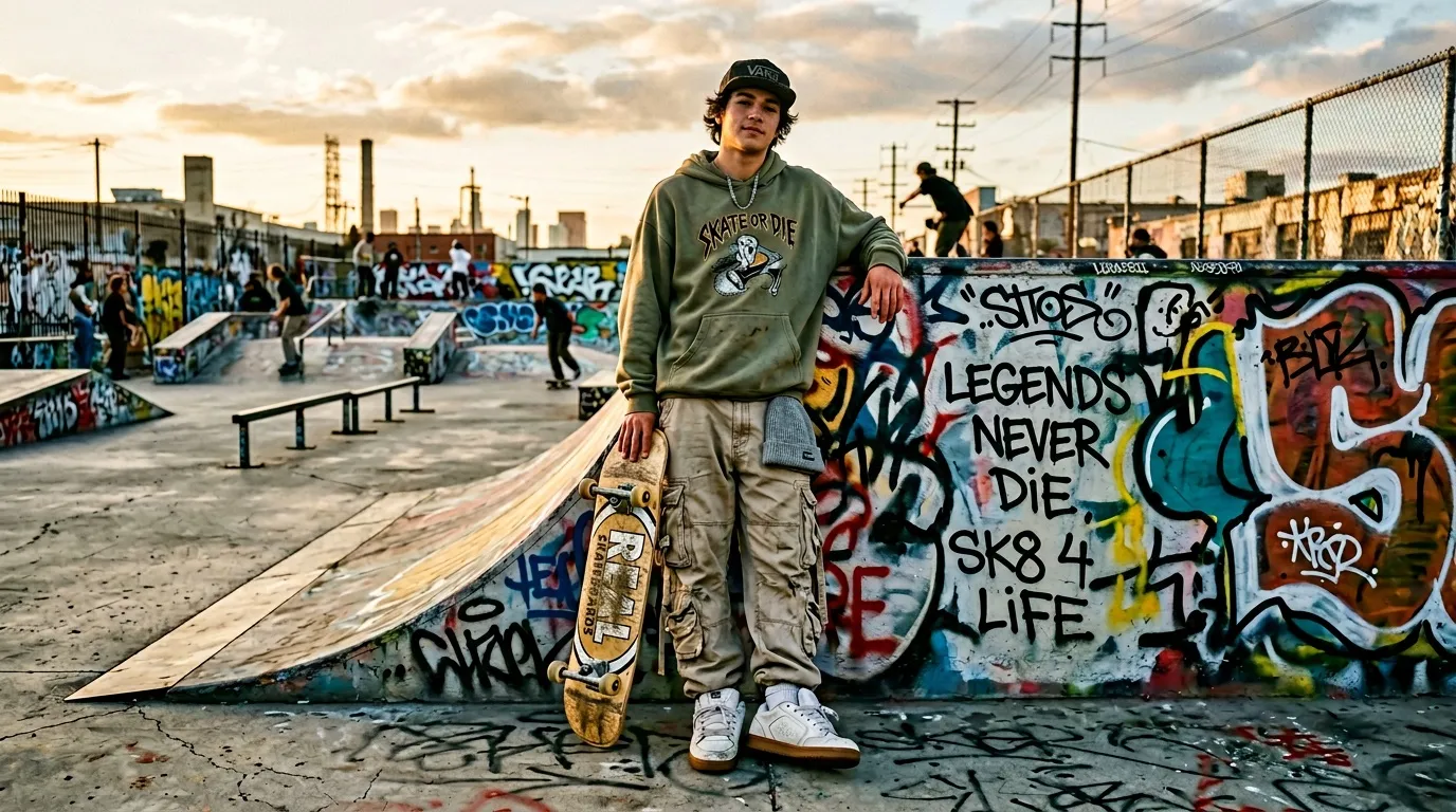 Style vestimentaire skate : comment s'habiller en skateur