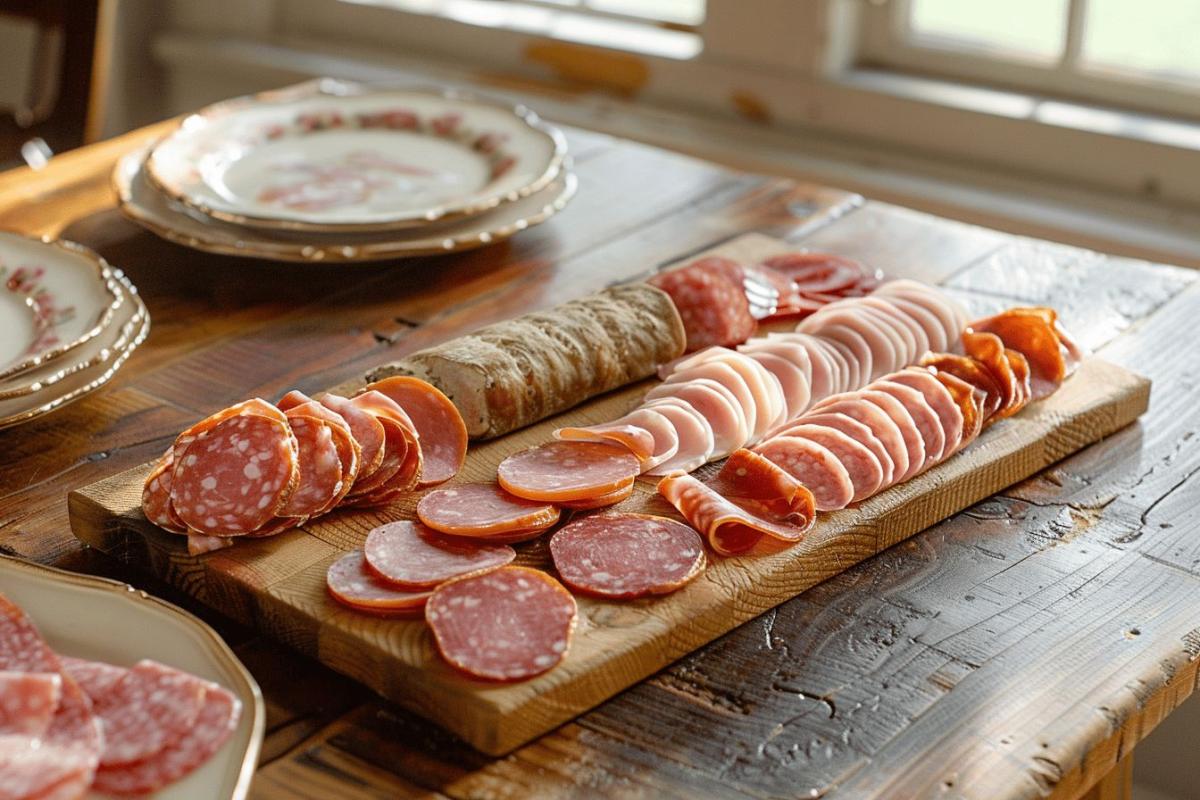 Sélection de charcuteries pour une raclette parfaite à 6 : guide des meilleures viandes à déguster